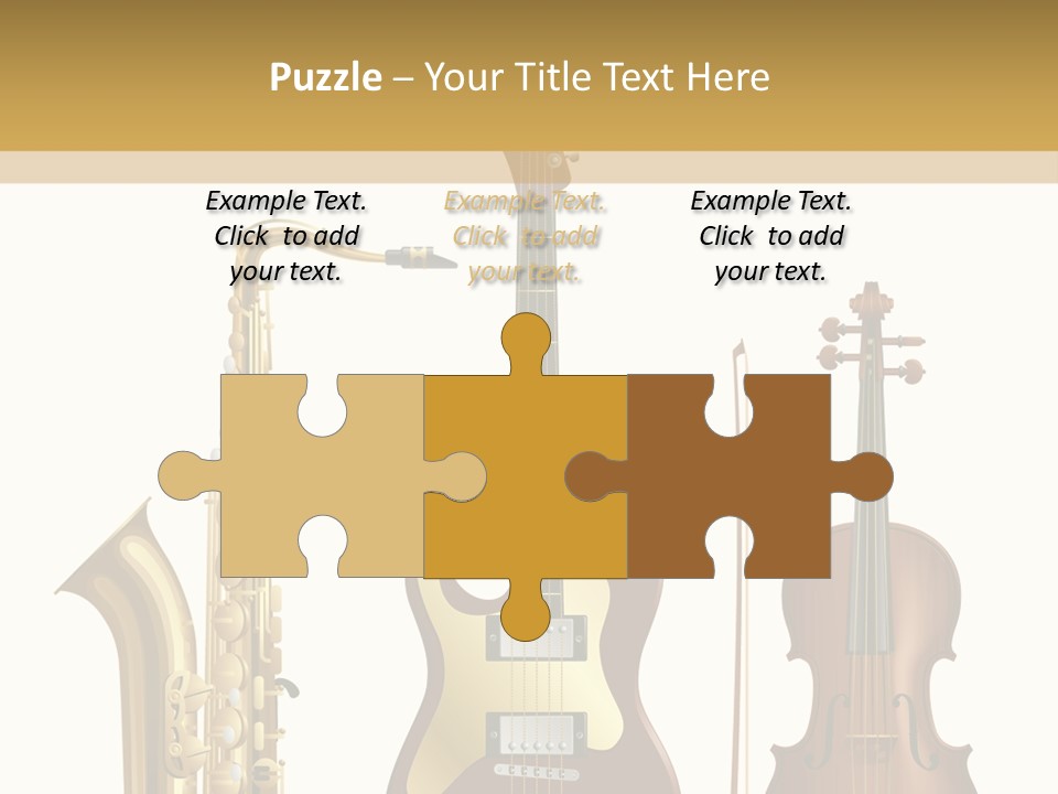 Musical Rock Melody PowerPoint Template