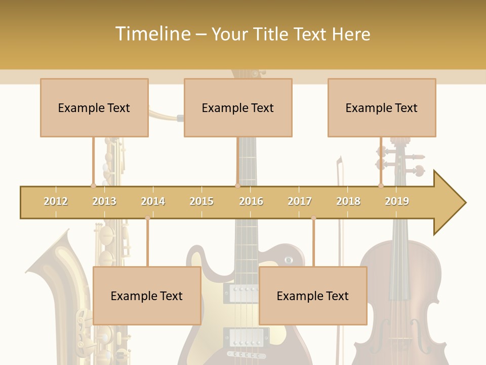 Musical Rock Melody PowerPoint Template