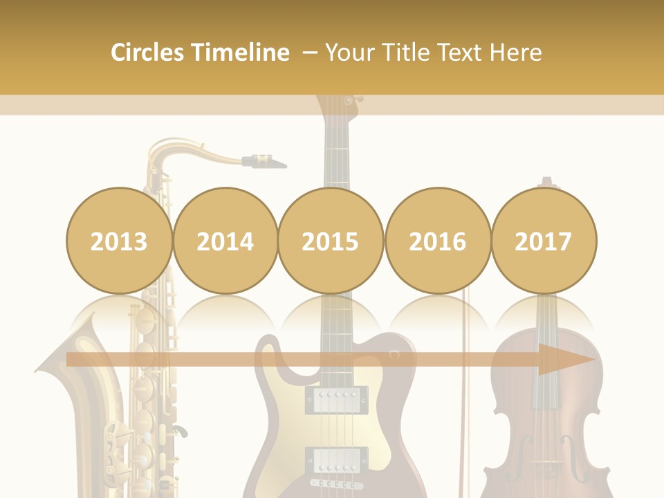 Musical Rock Melody PowerPoint Template