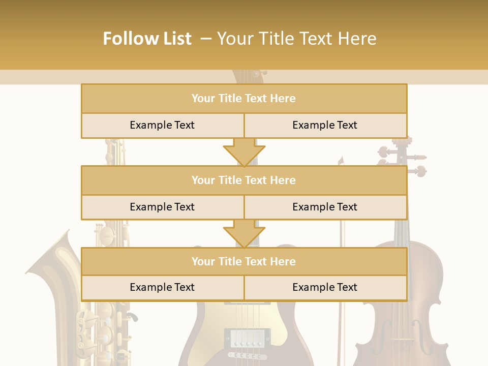 Musical Rock Melody PowerPoint Template