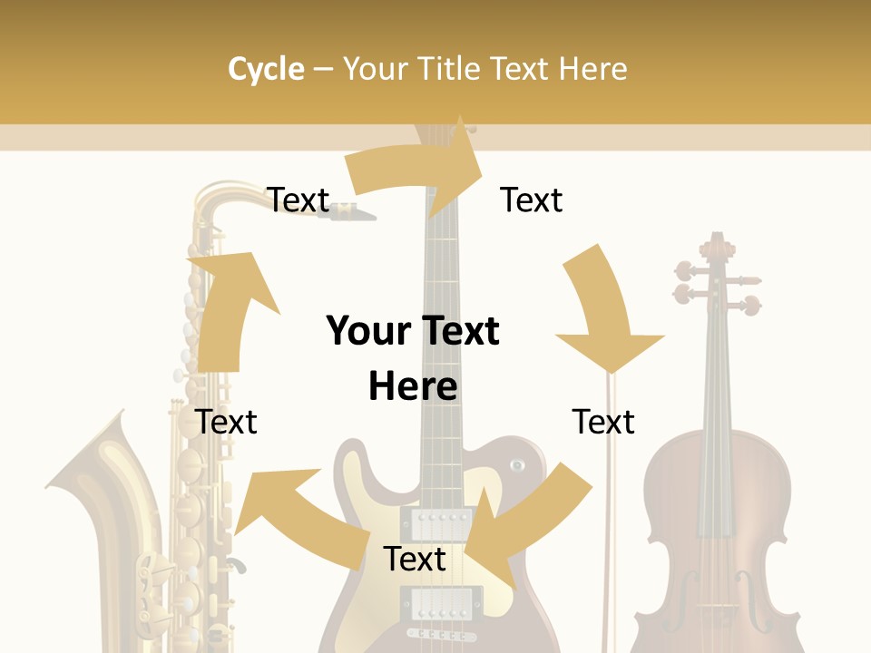 Musical Rock Melody PowerPoint Template