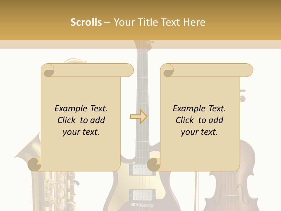Musical Rock Melody PowerPoint Template
