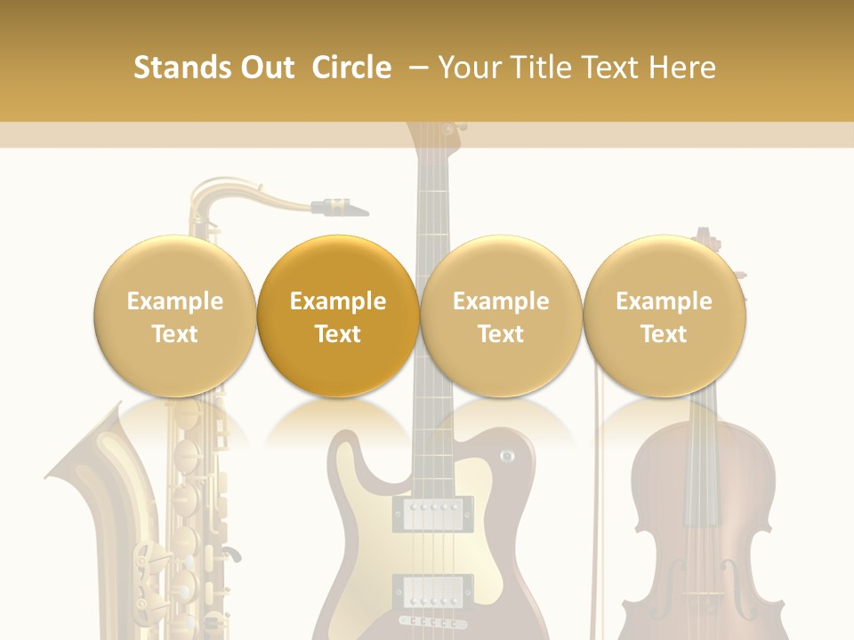 Musical Rock Melody PowerPoint Template