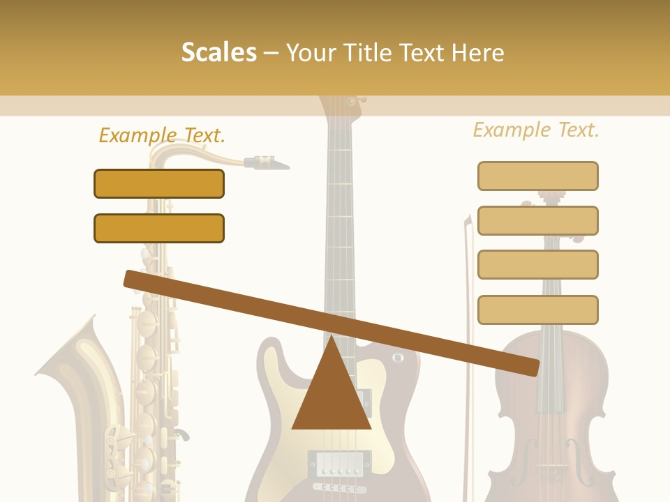 Musical Rock Melody PowerPoint Template