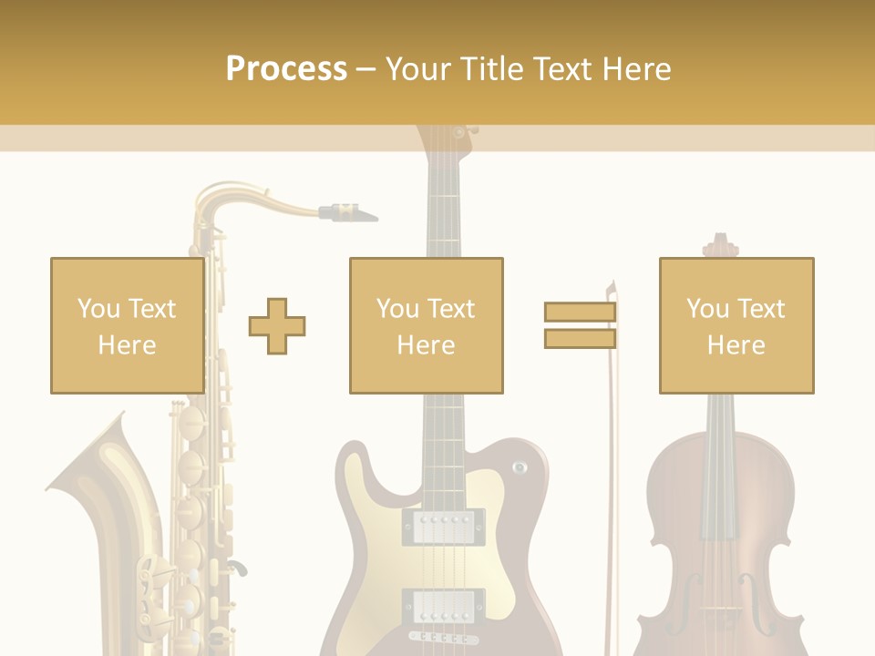 Musical Rock Melody PowerPoint Template