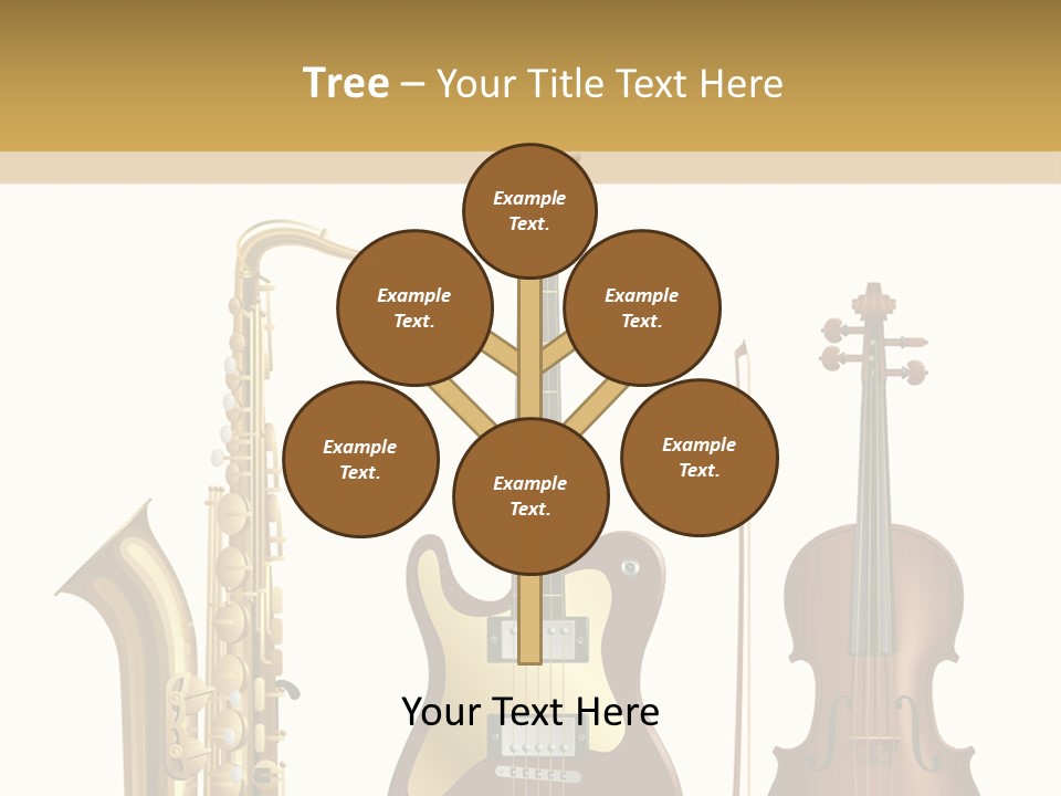 Musical Rock Melody PowerPoint Template