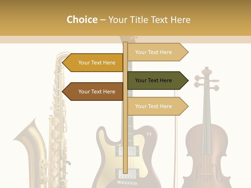 Musical Rock Melody PowerPoint Template