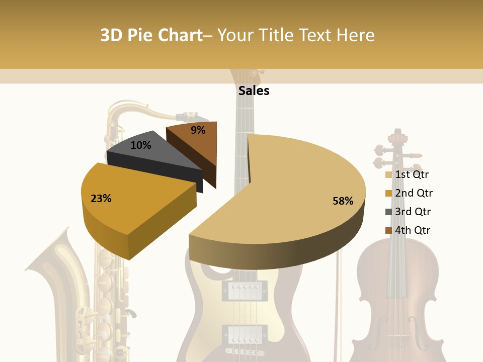 Musical Rock Melody PowerPoint Template