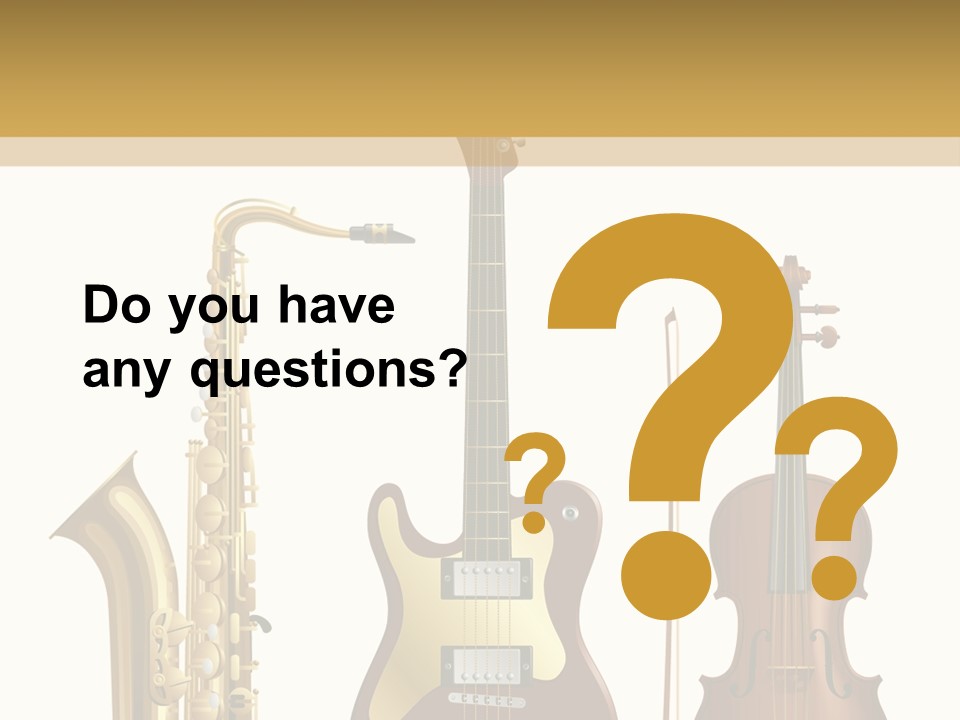 Musical Rock Melody PowerPoint Template