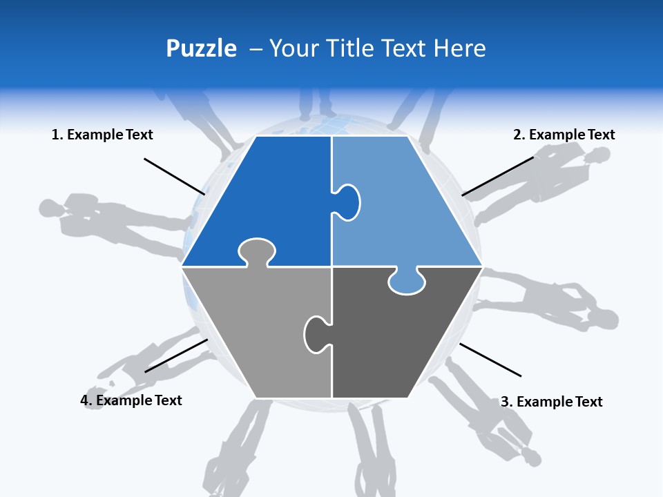 Tangerine Eating Lettuce PowerPoint Template