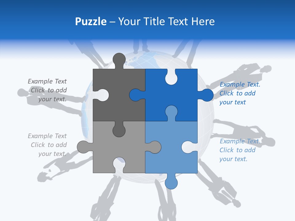 Tangerine Eating Lettuce PowerPoint Template