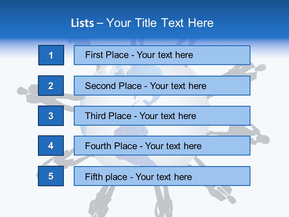 Tangerine Eating Lettuce PowerPoint Template