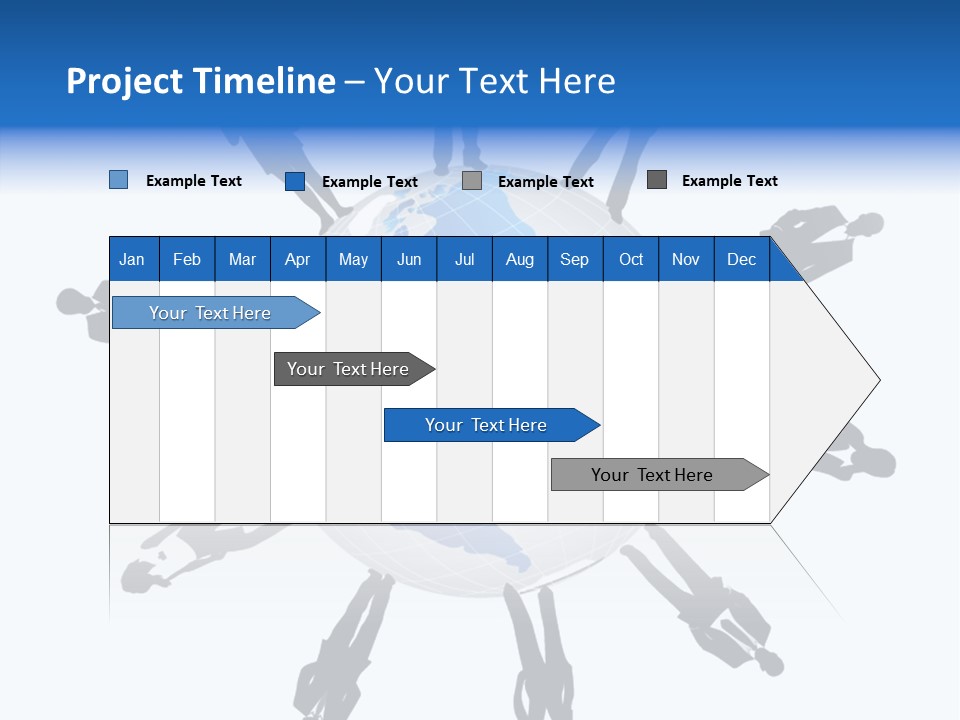 Tangerine Eating Lettuce PowerPoint Template
