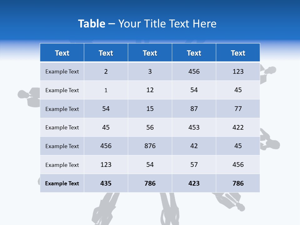 Tangerine Eating Lettuce PowerPoint Template