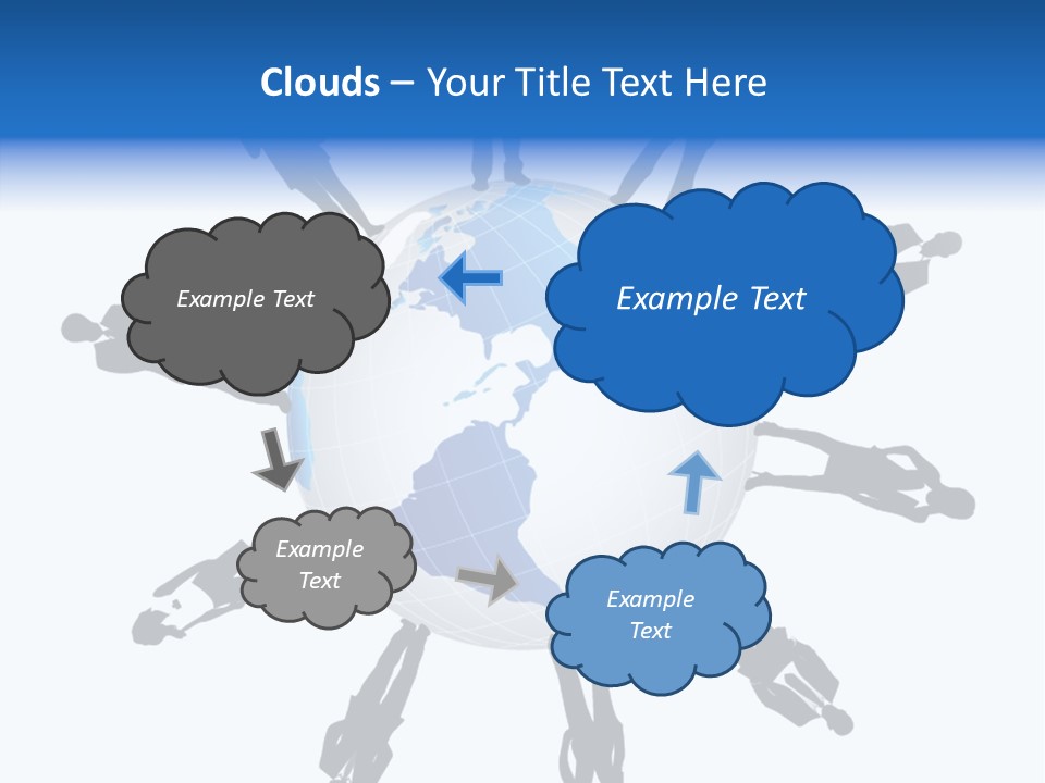Tangerine Eating Lettuce PowerPoint Template