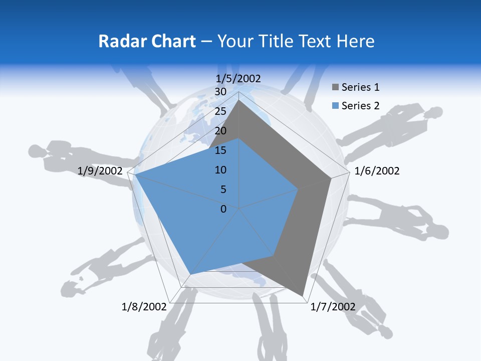 Tangerine Eating Lettuce PowerPoint Template