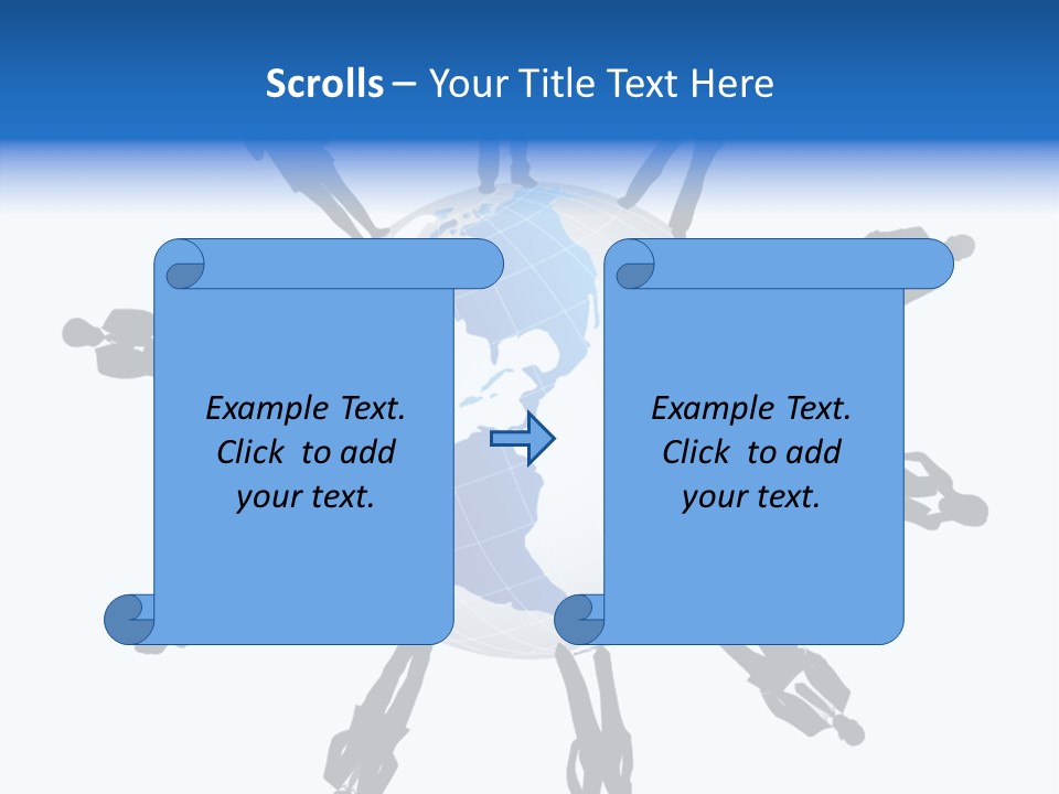 Tangerine Eating Lettuce PowerPoint Template