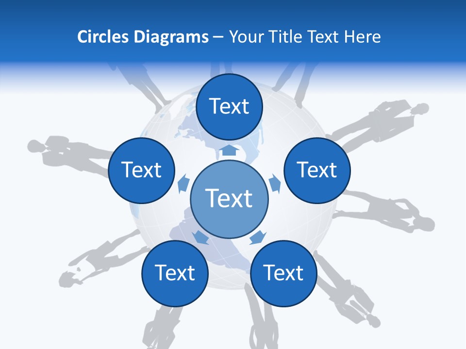 Tangerine Eating Lettuce PowerPoint Template