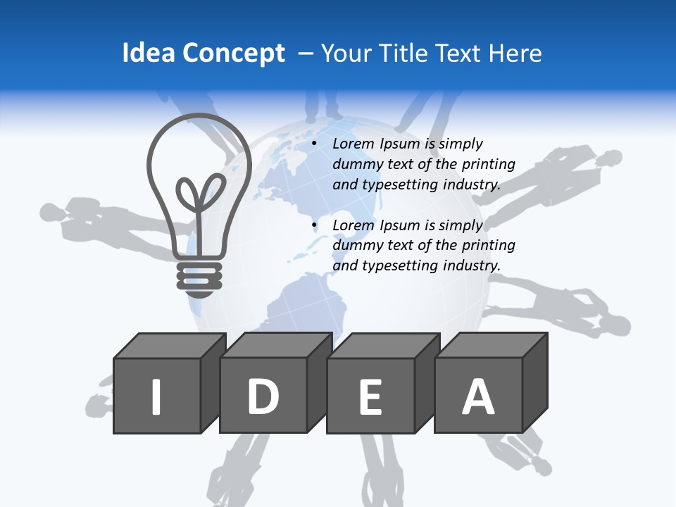 Tangerine Eating Lettuce PowerPoint Template