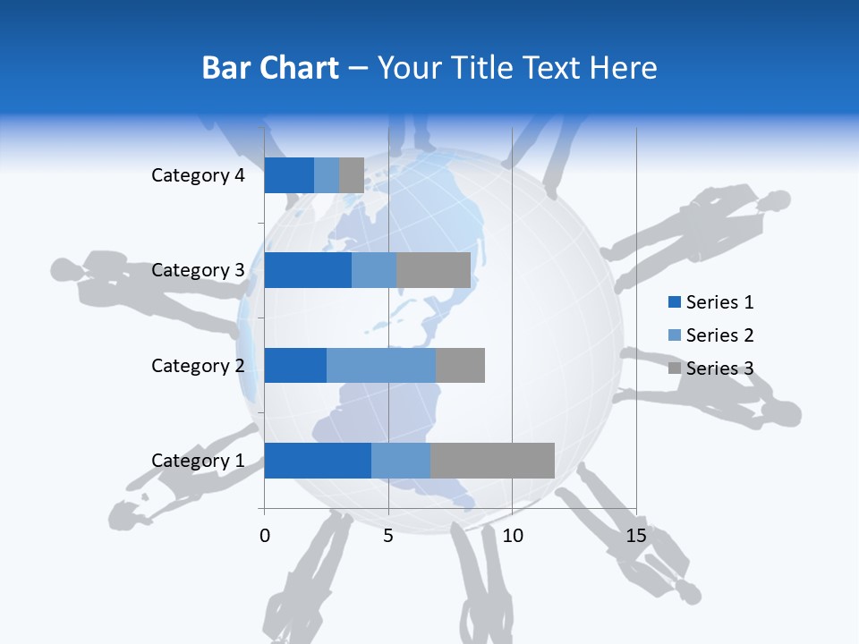 Tangerine Eating Lettuce PowerPoint Template