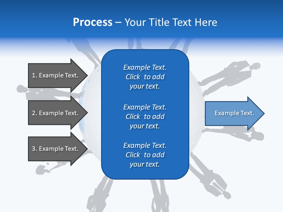 Tangerine Eating Lettuce PowerPoint Template