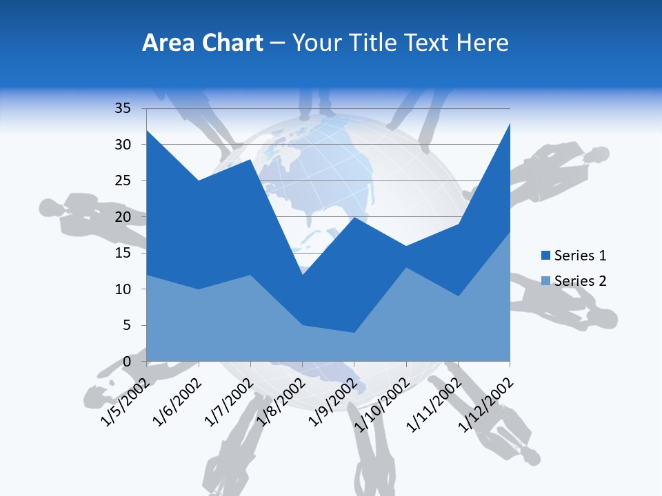 Tangerine Eating Lettuce PowerPoint Template