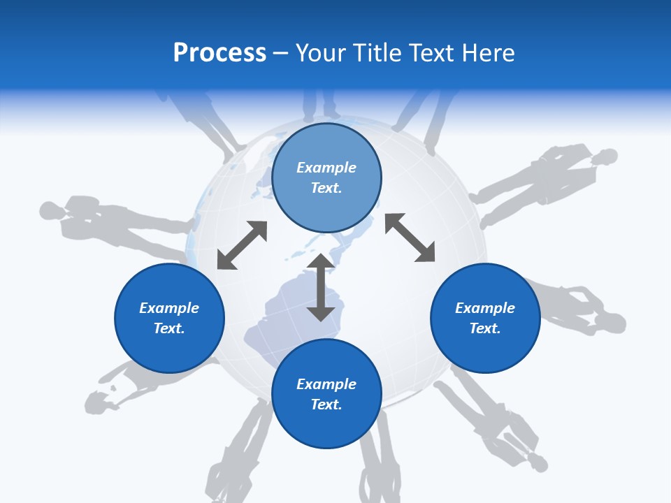 Tangerine Eating Lettuce PowerPoint Template