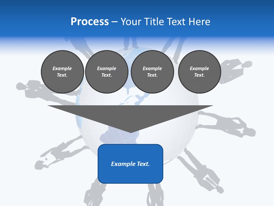 Tangerine Eating Lettuce PowerPoint Template