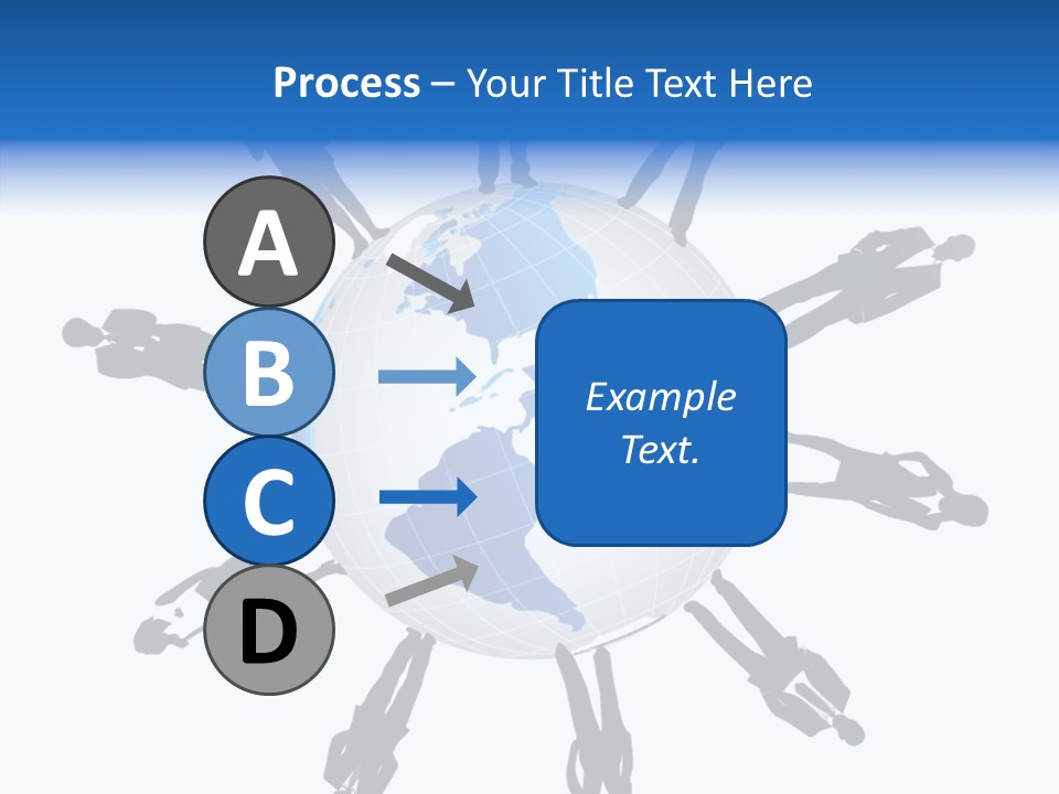 Tangerine Eating Lettuce PowerPoint Template