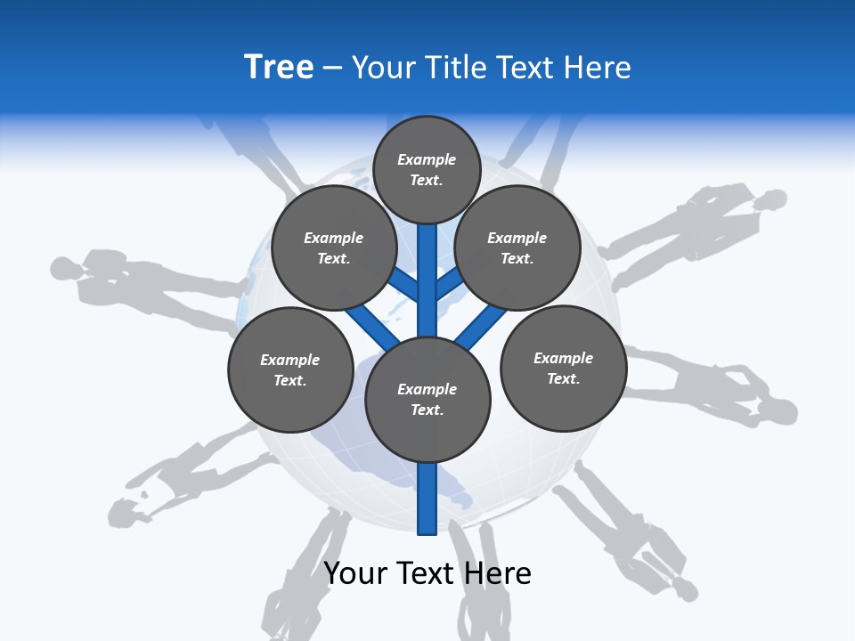 Tangerine Eating Lettuce PowerPoint Template