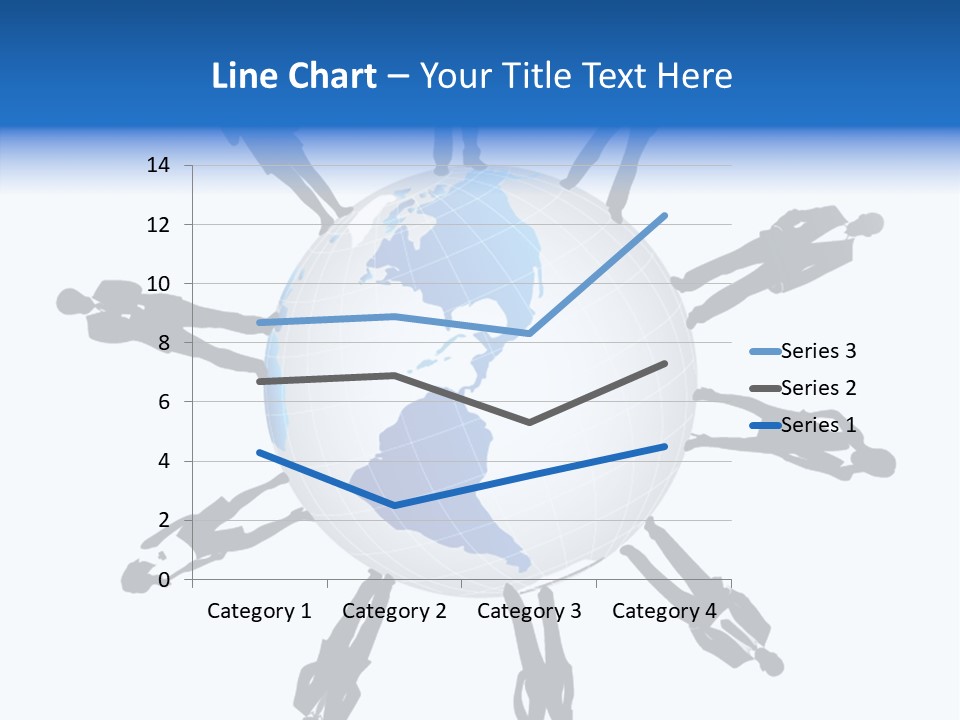 Tangerine Eating Lettuce PowerPoint Template