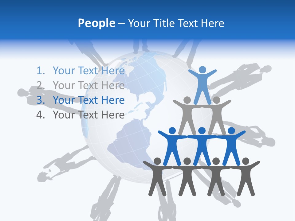 Tangerine Eating Lettuce PowerPoint Template