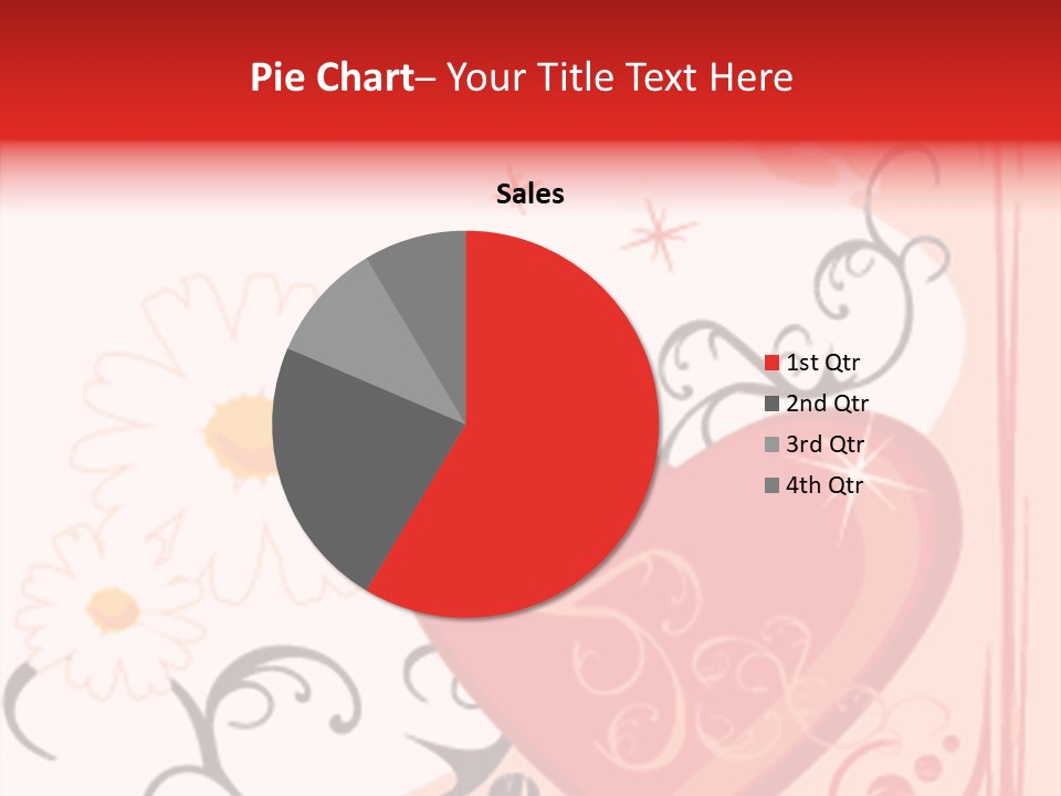 Textile Line Illustration PowerPoint Template
