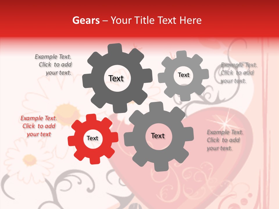 Textile Line Illustration PowerPoint Template