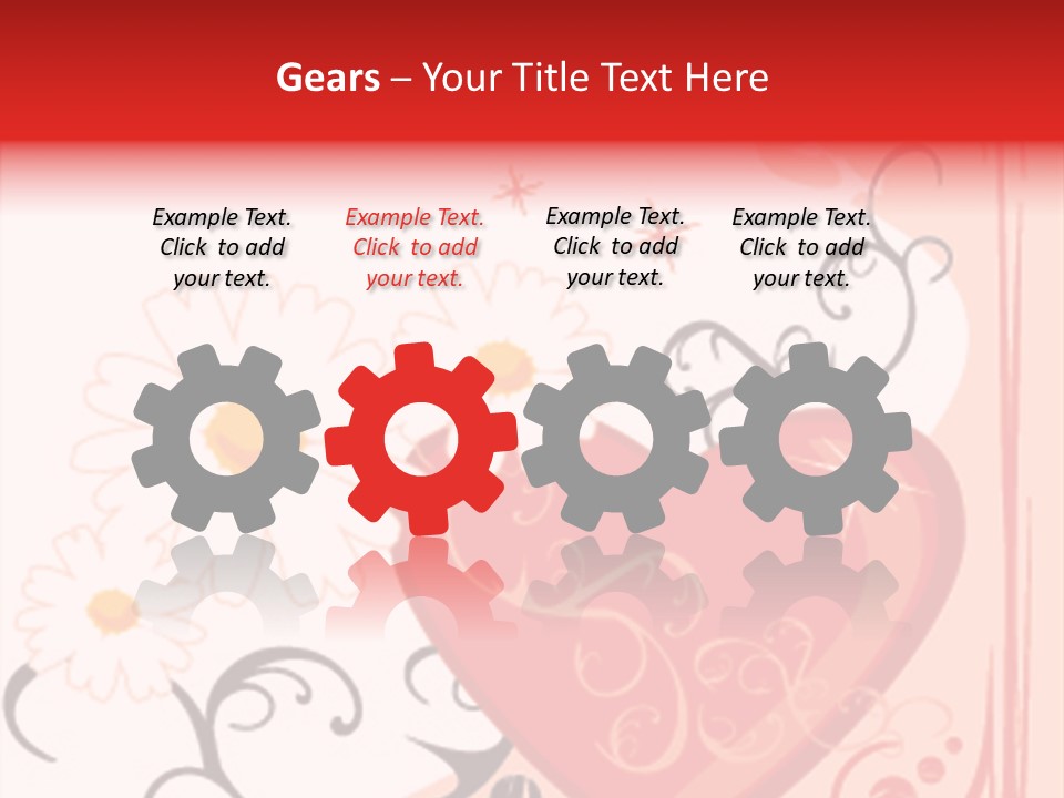 Textile Line Illustration PowerPoint Template