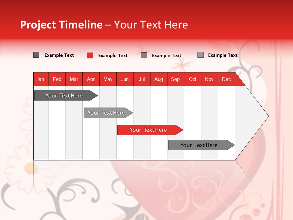 Textile Line Illustration PowerPoint Template