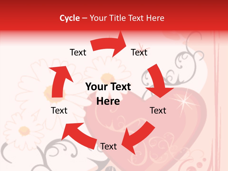 Textile Line Illustration PowerPoint Template