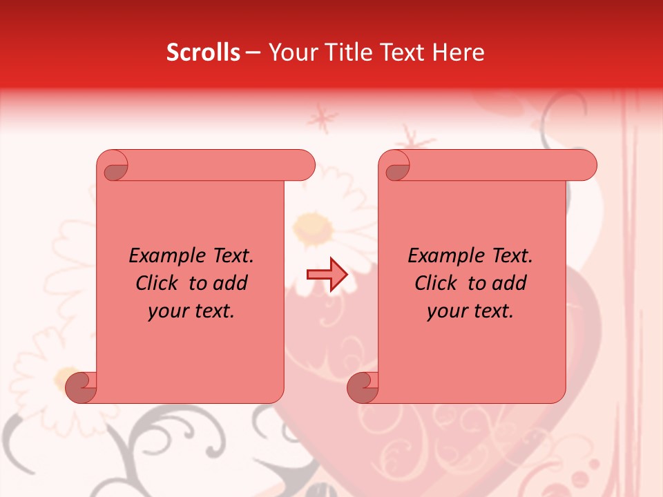 Textile Line Illustration PowerPoint Template