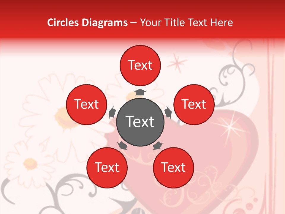 Textile Line Illustration PowerPoint Template