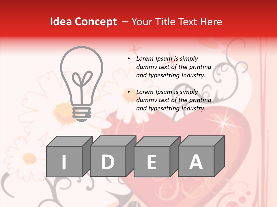 Textile Line Illustration PowerPoint Template