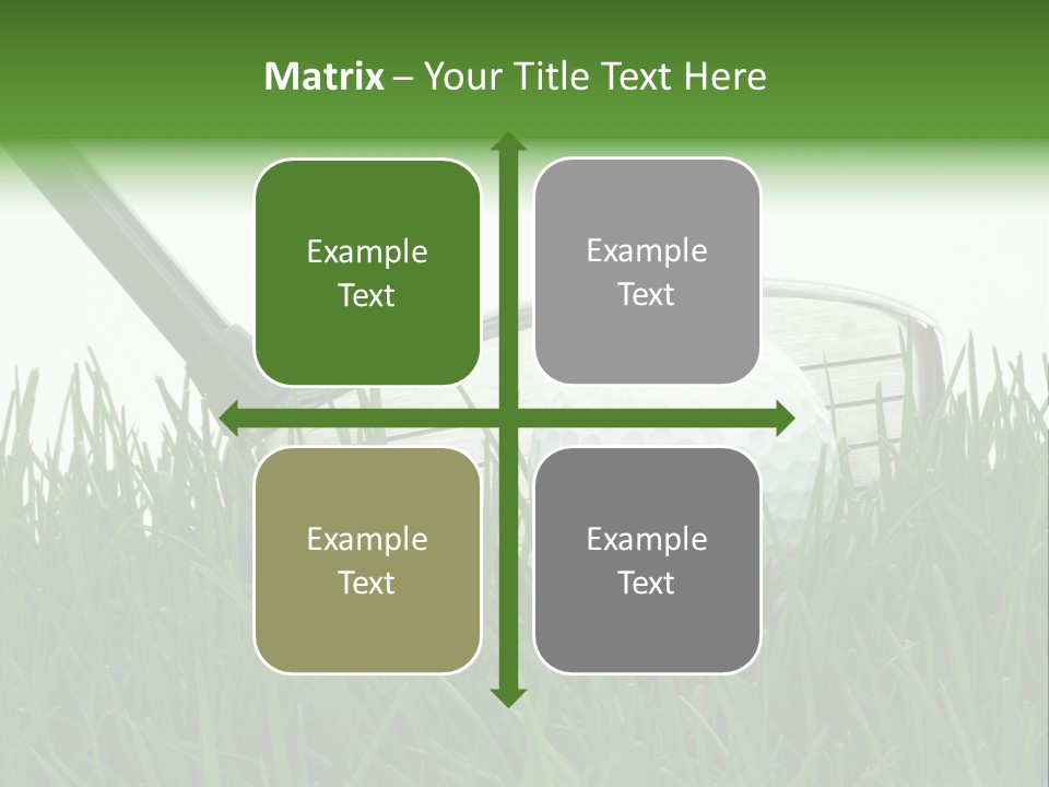 Links Sky Par PowerPoint Template