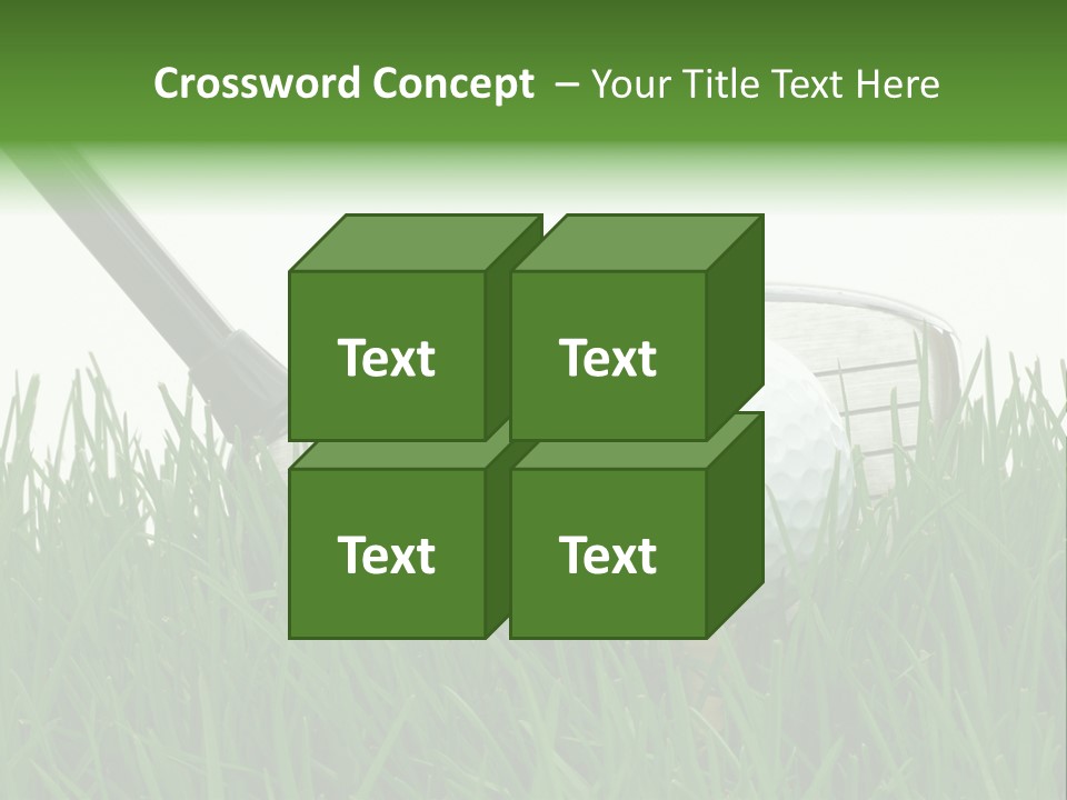 Links Sky Par PowerPoint Template