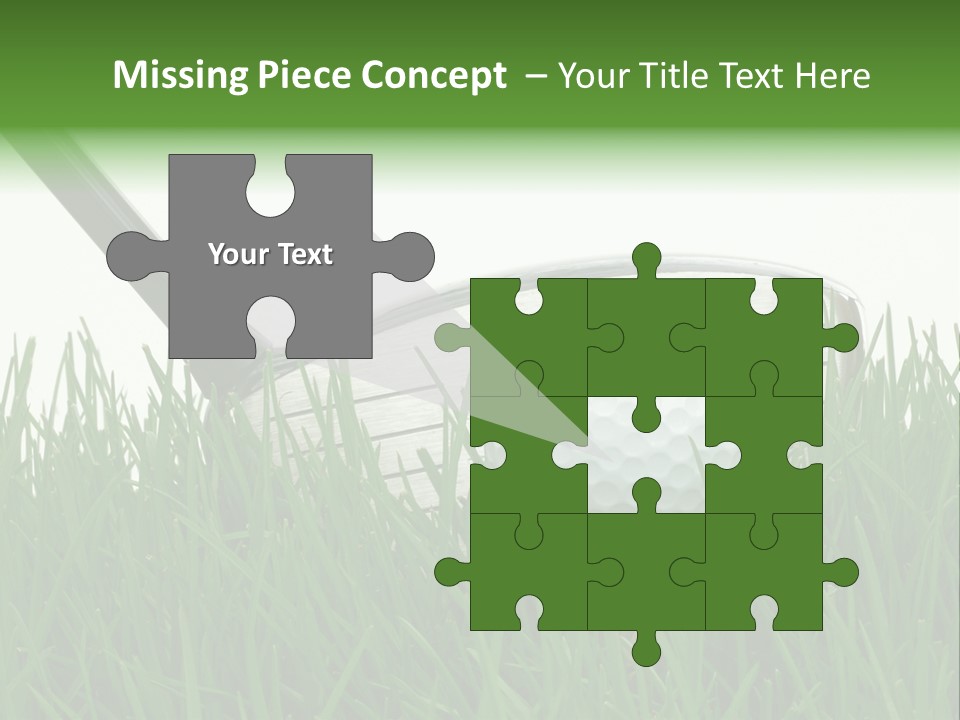 Links Sky Par PowerPoint Template