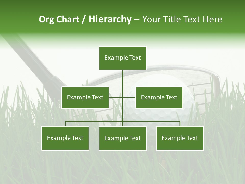 Links Sky Par PowerPoint Template