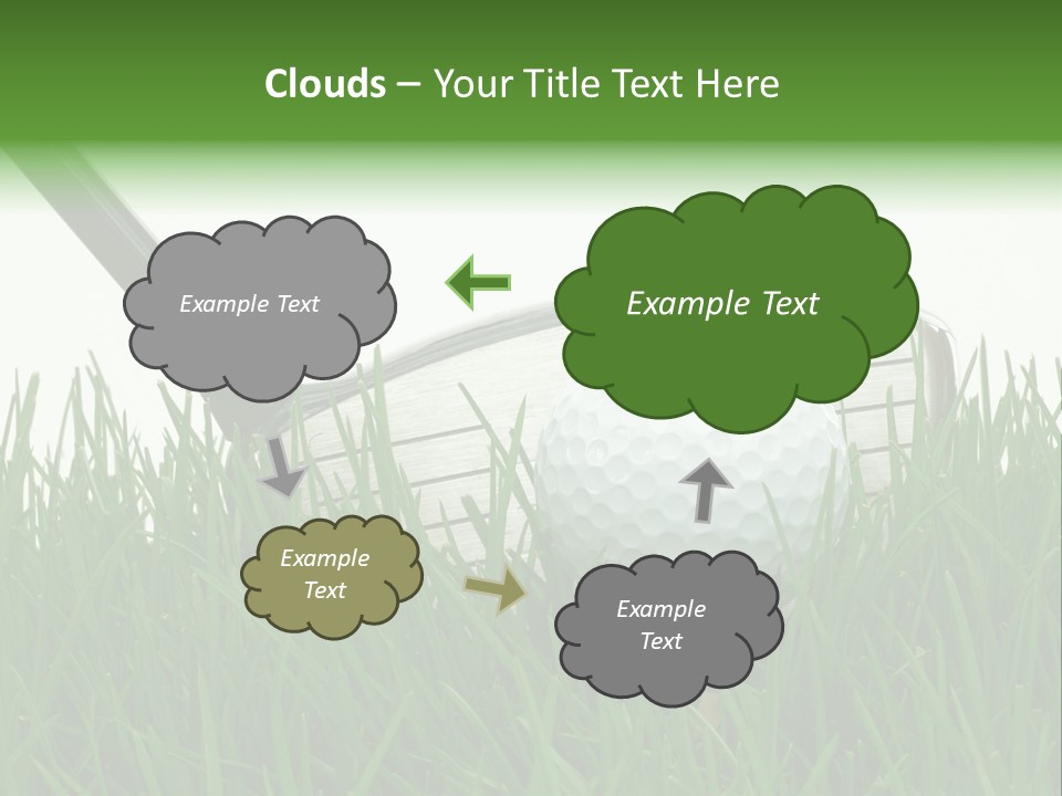 Links Sky Par PowerPoint Template