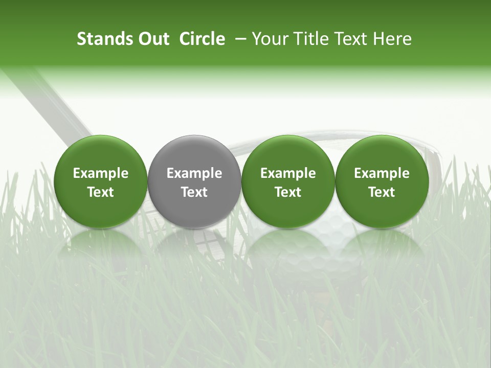 Links Sky Par PowerPoint Template