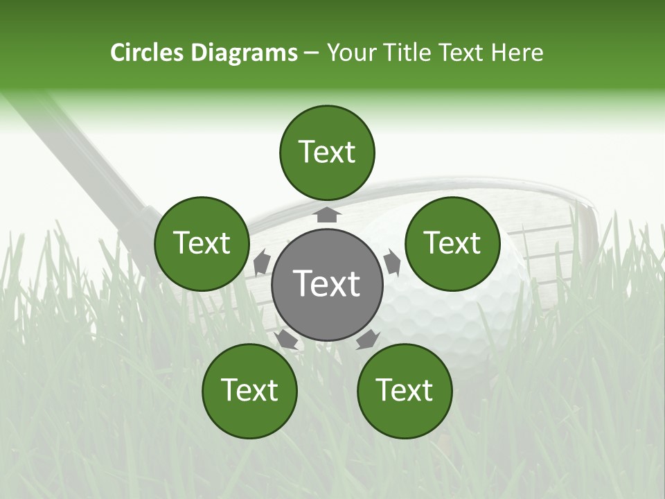 Links Sky Par PowerPoint Template