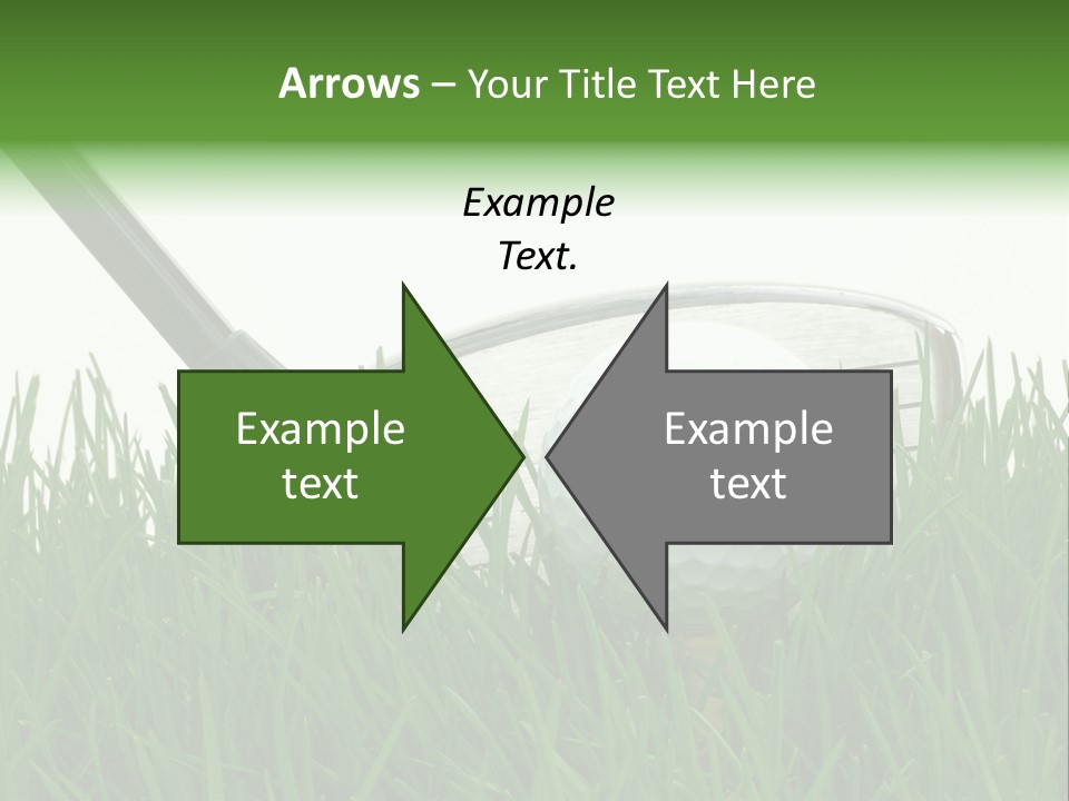 Links Sky Par PowerPoint Template