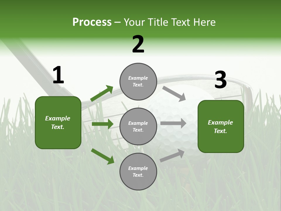 Links Sky Par PowerPoint Template