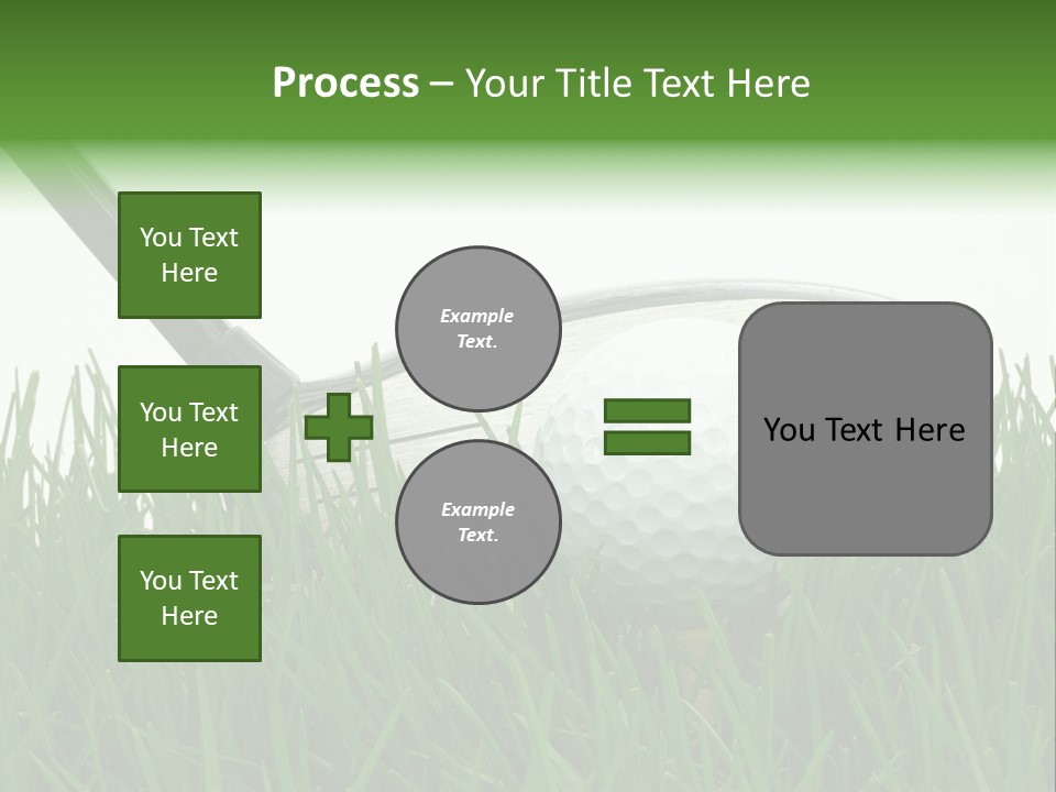 Links Sky Par PowerPoint Template